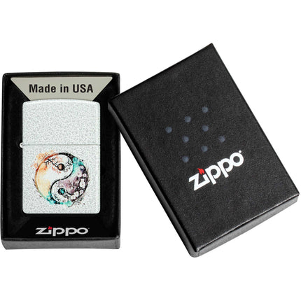 Zippo Lighter: Floral Yin And Yang | 46249
