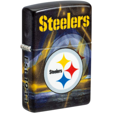 Zippo Lighter: NFL Pittsburgh Steelers Team Spirit Finish | 46521