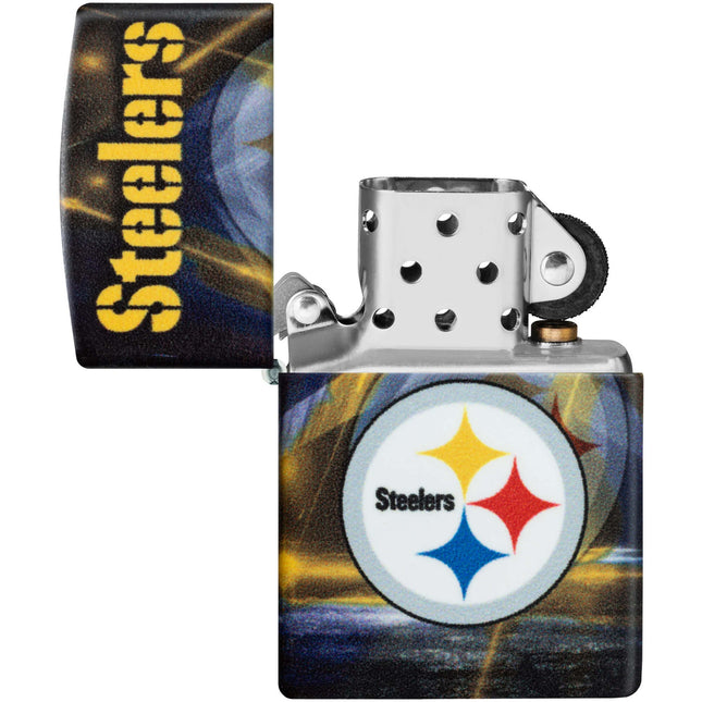 Zippo Lighter: NFL Pittsburgh Steelers Team Spirit Finish | 46521