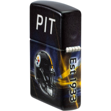 Zippo Lighter: NFL Pittsburgh Steelers Team Spirit Finish | 46521