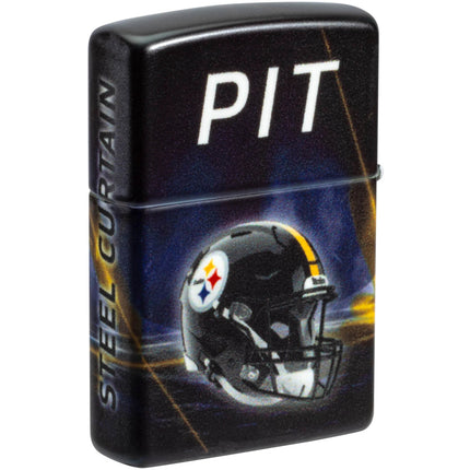 Zippo Lighter: NFL Pittsburgh Steelers Team Spirit Finish | 46521
