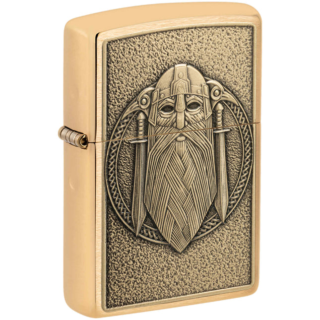Zippo Lighter: Odin Emblem Design | 46856