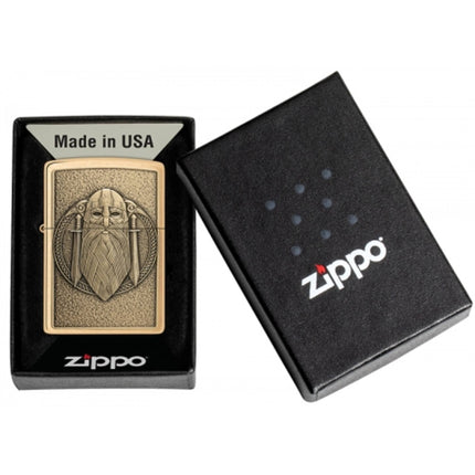 Zippo Lighter: Odin Emblem Design | 46856