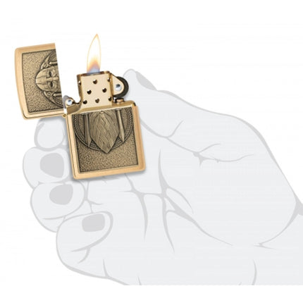 Zippo Lighter: Odin Emblem Design | 46856