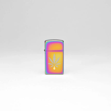 Zippo Lighter: Cannabis Leaf Design | 48670