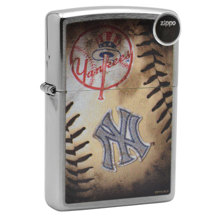 Zippo Lighter: MLB® NY Yankees™ Design Brushed Chrome | AD224