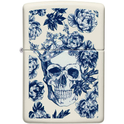 Zippo Lighter: King Skull Design Glow-In-The-Dark | 48086