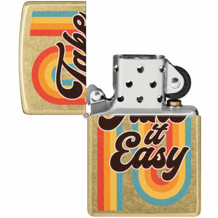 Zippo Lighter: Take It Easy Design | 48874