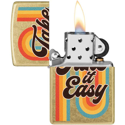 Zippo Lighter: Take It Easy Design | 48874
