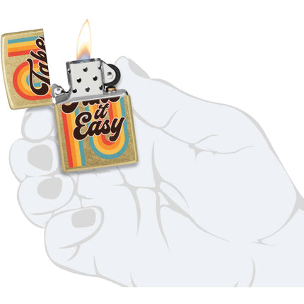 Zippo Lighter: Take It Easy Design | 48874