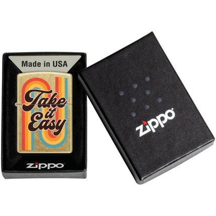 Zippo Lighter: Take It Easy Design | 48874