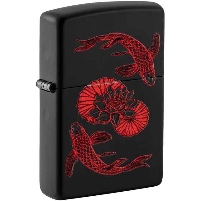 Zippo Lighter: Koi Fish Design | 49922