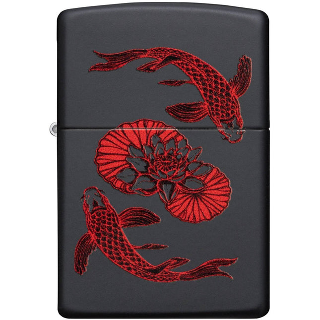 Zippo Lighter: Koi Fish Design | 49922