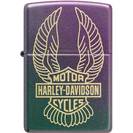 Zippo Lighter: Harley-Davidson® Design Iridescent Finish | 46859