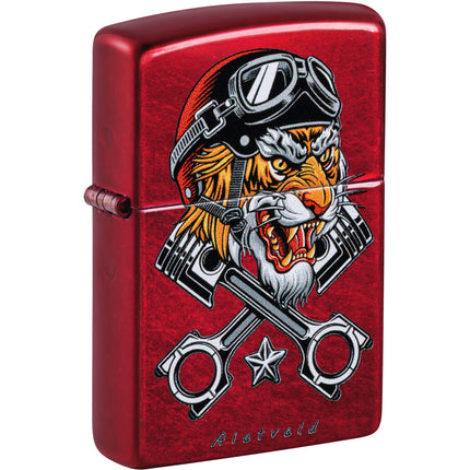 Zippo Lighter: Rietveld Candy Apple Red | 46934