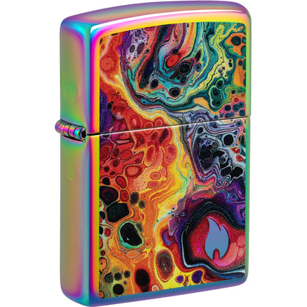 Zippo Lighter: Abstract Design Multicolor Finish | 46938