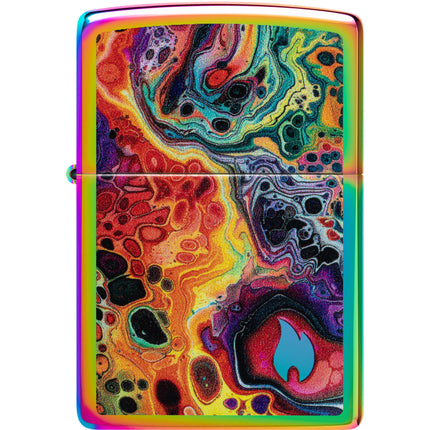 Zippo Lighter: Abstract Design Multicolor Finish | 46938