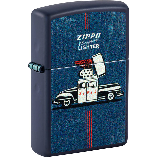 Zippo Lighter: Color Image Vintage Car | 46942