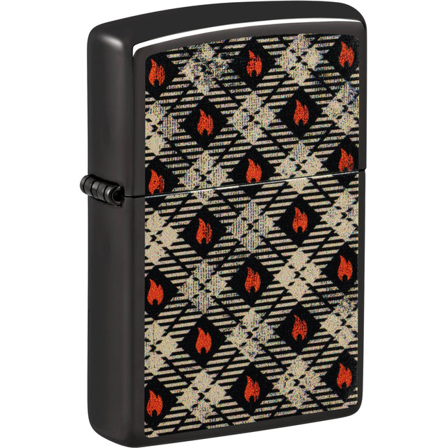 Zippo Lighter: Color Image Tartan Design | 46944