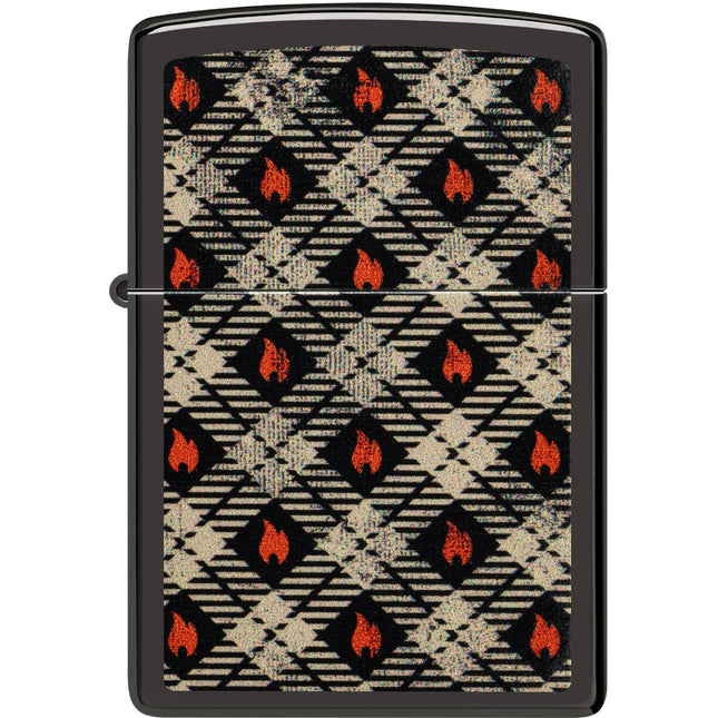 Zippo Lighter: Color Image Tartan Design | 46944