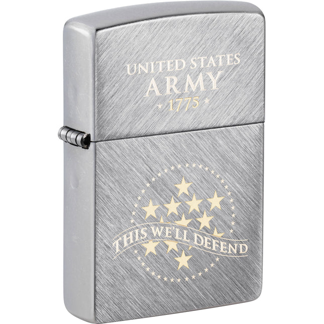 Zippo Lighter: US Army Herringbone Sweep | 47090