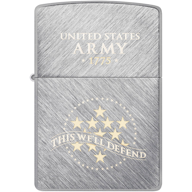 Zippo Lighter: US Army Herringbone Sweep | 47090