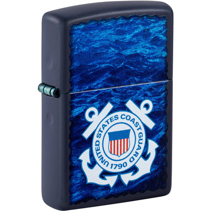 Zippo Lighter: US Coast Guard Navy Matte Finish | 47093