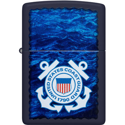 Zippo Lighter: US Coast Guard Navy Matte Finish | 47093