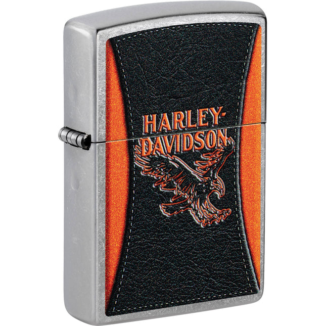 Zippo Lighter: Harley-Davidson® Color Image Street Chrome Finish | 47097
