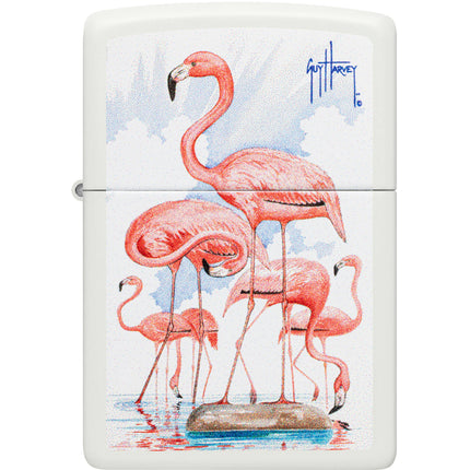 Zippo Lighter: Guy Harvey Flamingo Design | 47103