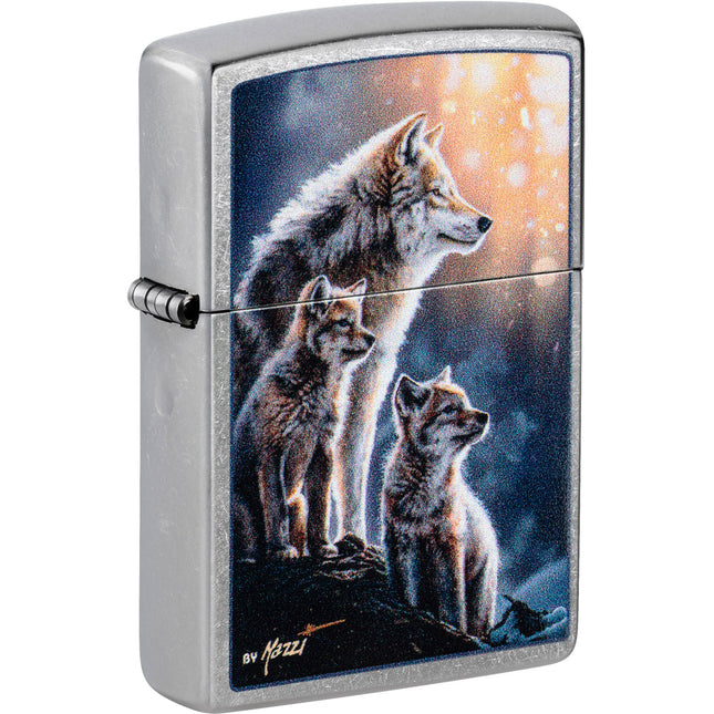 Zippo Lighter: Mazzi Wolves | 47106