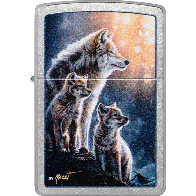 Zippo Lighter: Mazzi Wolves | 47106