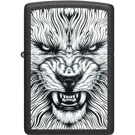 Zippo Lighter: Fierce Animal Design Black | 47144
