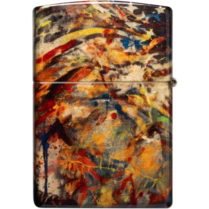 Zippo Lighter: Uncle Sam Design Tumbled Brass 540 Fusion | 47145