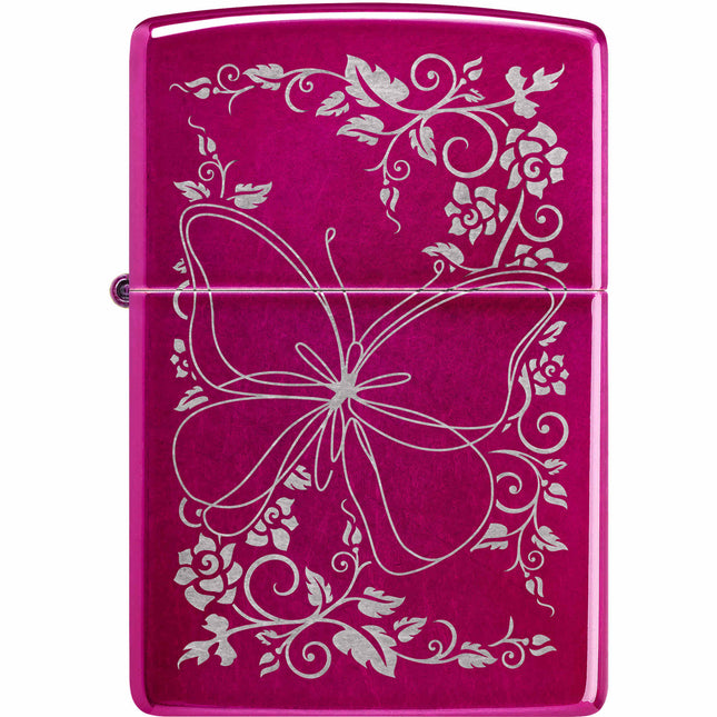 Zippo Lighter: Butterfly Design | 47158
