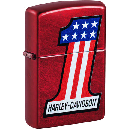 Zippo Lighter: Harley-Davidson® Red | 47172