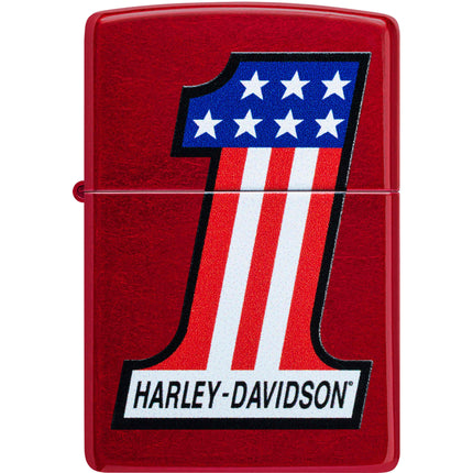 Zippo Lighter: Harley-Davidson® Red | 47172