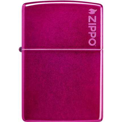 Zippo Lighter: Candy Raspberry Color with Zippo Logo | 24003ZL