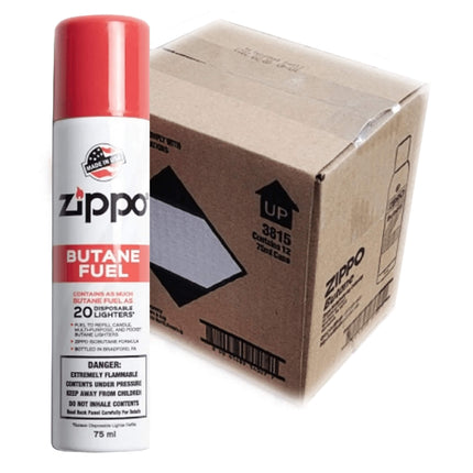 Zippo Butane 75ml/42g Pack of 12 | 3815