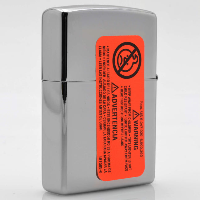 Zippo Lighter: Serenity Prayer High Polish Chrome | 250MP-SERENITY