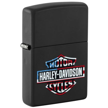 Zippo Pocket Lighter - Harley-Davidson Classic Logo Design Windproof | 47101