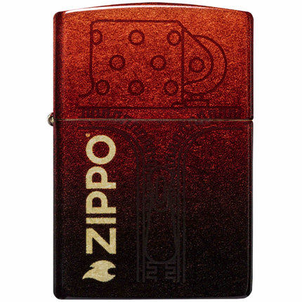 Zippo Windproof Lighter - 2024 Founder's Day Collectible 540 Tumbled Brass | 46213