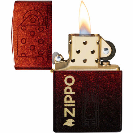 Zippo Windproof Lighter - 2024 Founder's Day Collectible 540 Tumbled Brass | 46213