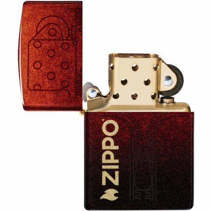 Zippo Windproof Lighter - 2024 Founder's Day Collectible 540 Tumbled Brass | 46213