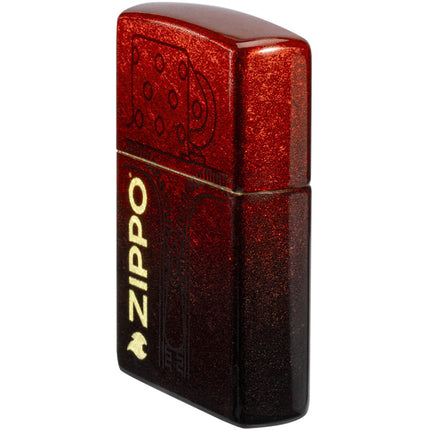 Zippo Windproof Lighter - 2024 Founder's Day Collectible 540 Tumbled Brass | 46213