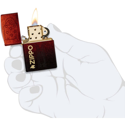 Zippo Windproof Lighter - 2024 Founder's Day Collectible 540 Tumbled Brass | 46213