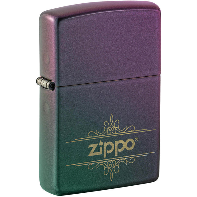 Zippo Windproof Pocket Lighter - Zippo Luxury Design Iridescent Metal | 48079