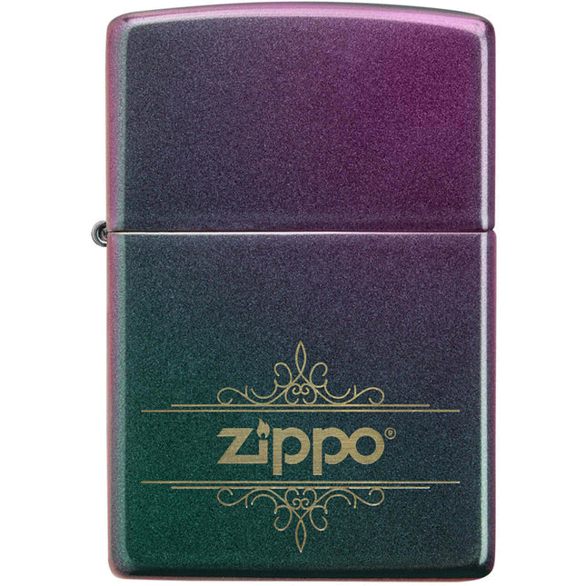 Zippo Windproof Pocket Lighter - Zippo Luxury Design Iridescent Metal | 48079