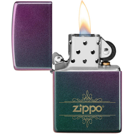 Zippo Windproof Pocket Lighter - Zippo Luxury Design Iridescent Metal | 48079
