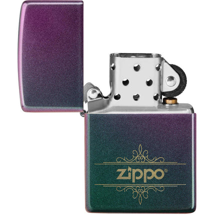 Zippo Windproof Pocket Lighter - Zippo Luxury Design Iridescent Metal | 48079